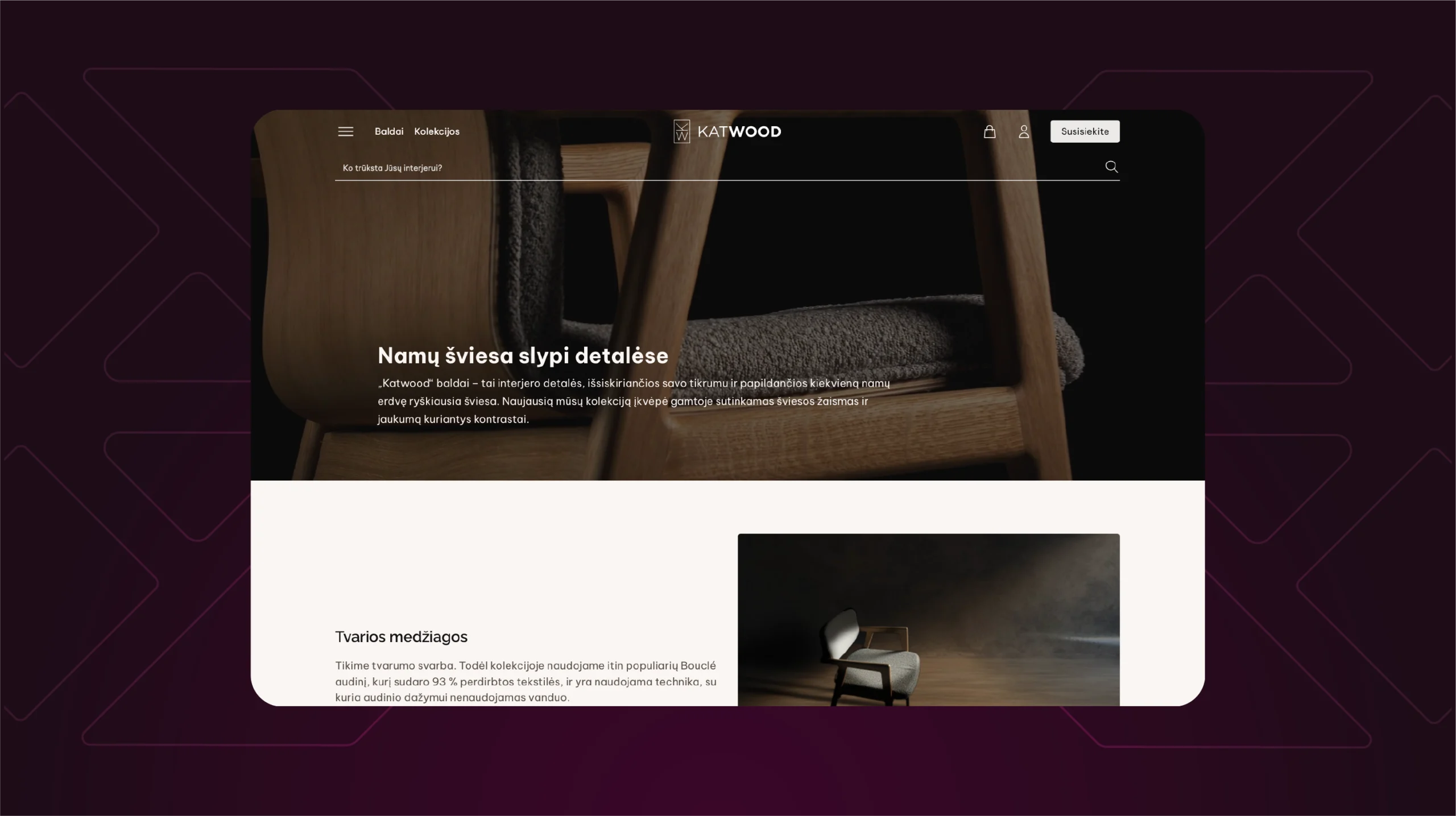 Katwood: Online Store with a 3D Furniture Configurator